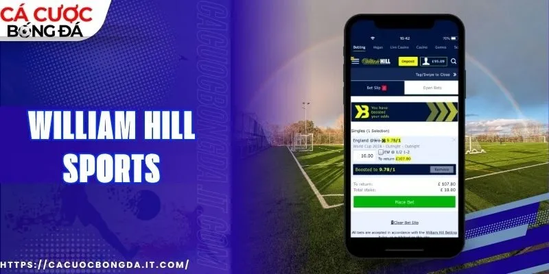 Hệ thống tiện ích tối ưu chỉ có ở William Hill Sports